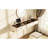 Beige And Golden, 47" Multi - Purpose Floating Table, Bathroom, Hairdressing, Three Drawers, Storage, Electronic Equipment Stand, Exquisite Design, Easy Assembly Wall Mounted Vanity With Drawers For-1145098397