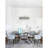 12 Light 43in Chandelier in Chrome – Modern Crystal Ceiling Light Fixture for Dining Room, Foyer, or Bedroom