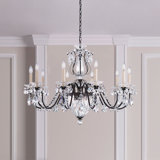 Bagatelle 10 Light 24.5in x 35in Chandelier in French Gold with Clear Heritage Handcut Crystals