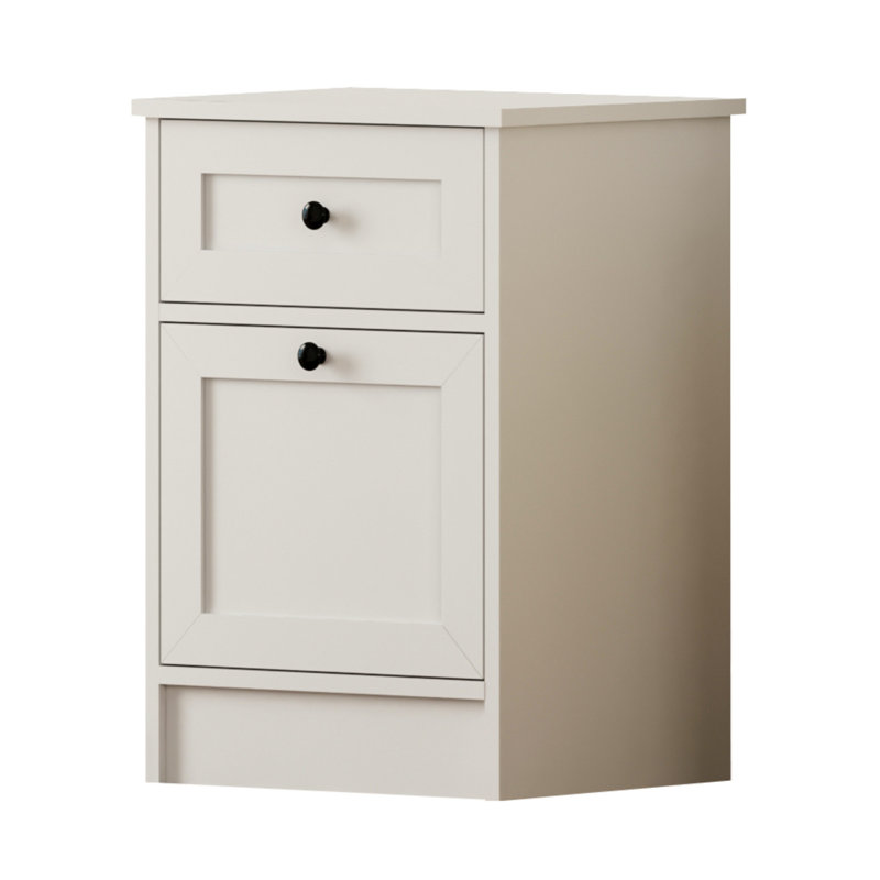 Minisink 1 - Drawer Nightstand in White