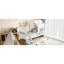 Charmant lit simple avec design multifonctionnel, bois massif, pour enfants