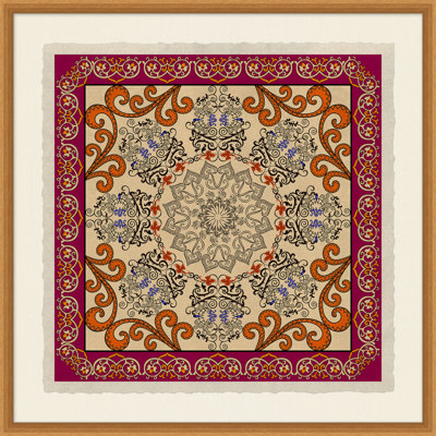 Rhiannon 5 Framed Graphic Art Canvas