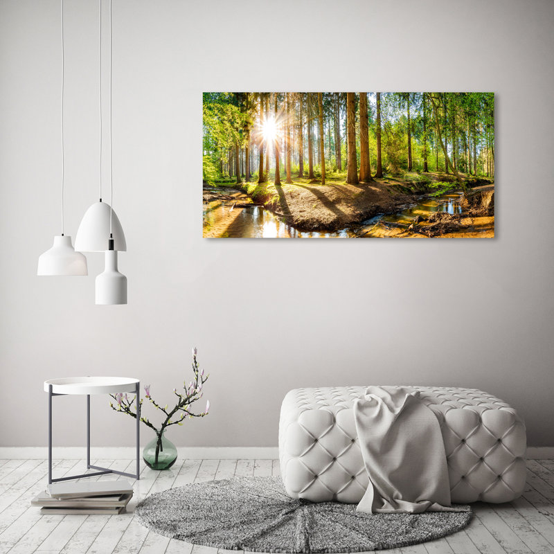 Panorama of the Forest 1 Piece Wrapped Canvas Wall Art