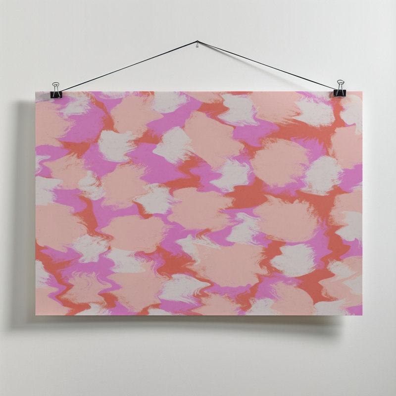 Thick Stokes PAttern, 60.96cm H x 91.44cm W