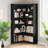5 Tier Large Wood L Shaped Corner Bookshelf-105256423