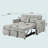 Mexborough Velvet Square Arms Sofa-1526852255-1526852252