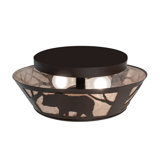 Rustic Lodge 2 - Light Semi Flush Mount