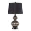 Lampe de table 24,5 "argentée