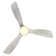 Kemp 52" 3 - Blade LED Modern Classic Ceiling Fan with Remote Control and Light Kit Included