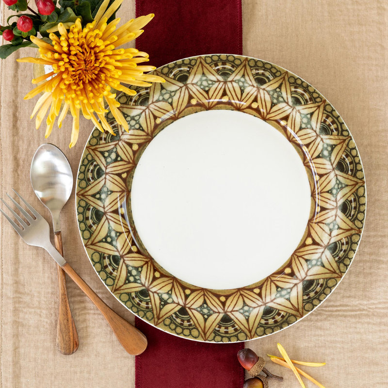Roost 10.5" Porcelain Dinner Plate