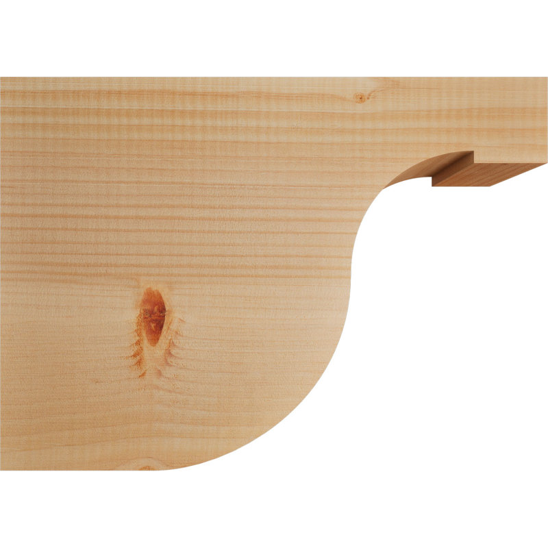 Queue de chevron lisse Del Monte, Sapin de Douglas, H 12 po x l 3 1/2 po x L 16 po
