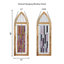 Panneau de vitrail d'inspiration cathédrale 48 "H-783840141