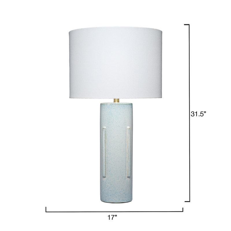 Conias Ceramic Table Lamp with Linen Shade