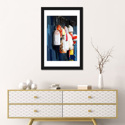 « vibrant bouées ii », reproduction sur toile