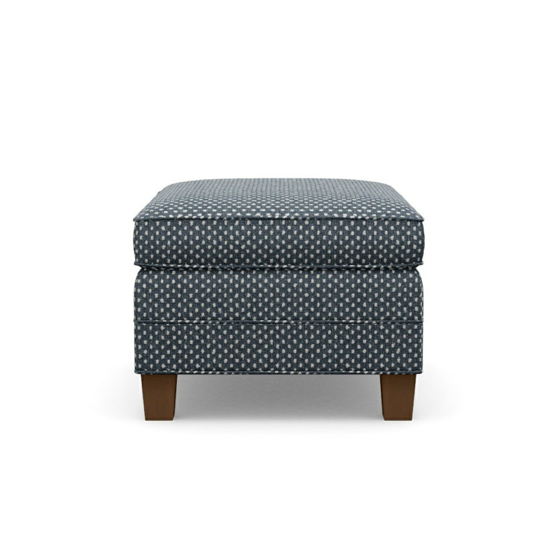 Renee Ottoman, Walnut, Macrame 090636