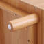 Meuble-lavabo simple de 120 cm avec lavabo en résine SMC, 3 tiroirs et rangement ajustable, design cannelé, style ferme moderne, salle de bain principale