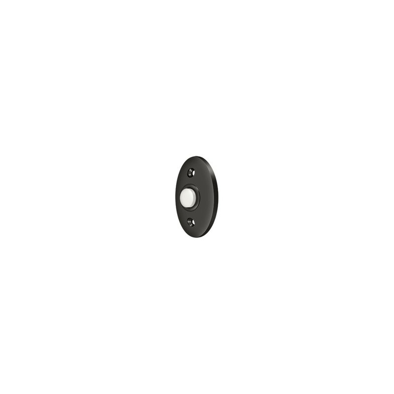 Deltana BBC20U26D Bell Button; Standard; Satin Chrome Finish, Oil Rubbed Bronze