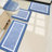 4 Piece Soft Absorbent Microfiber Bath Rug Set with Non-Slip Backing (Set of 4)-387860059