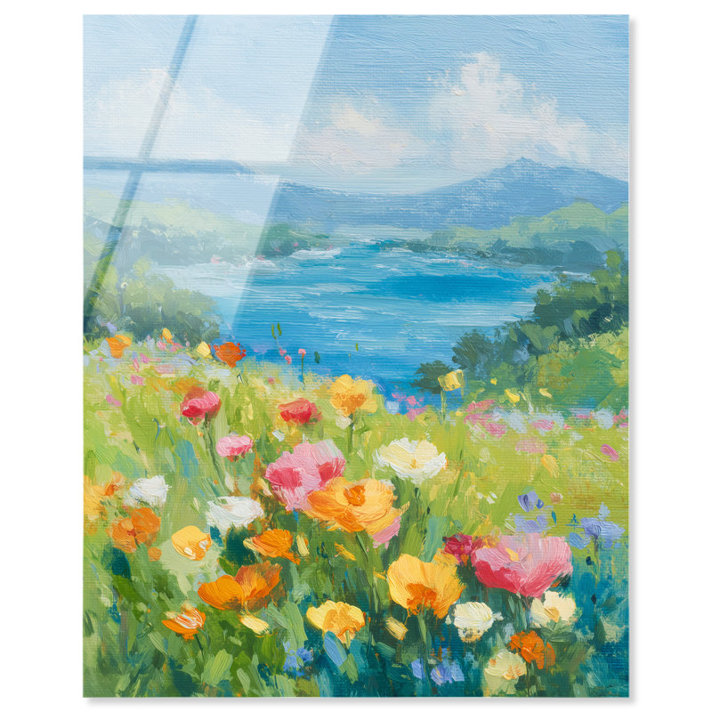 "Meadow Waters I", reproduction d'art acrylique sur toile par Art Remedy, prête à être accrochée, 30 x 36, H 30 po x l 36 po