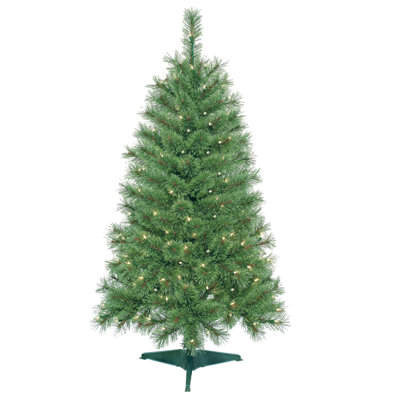 48' Lighted Pine Christmas Tree