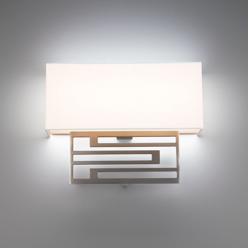 Vander LED Flush Mounted Sconce, Silver, 3000K
