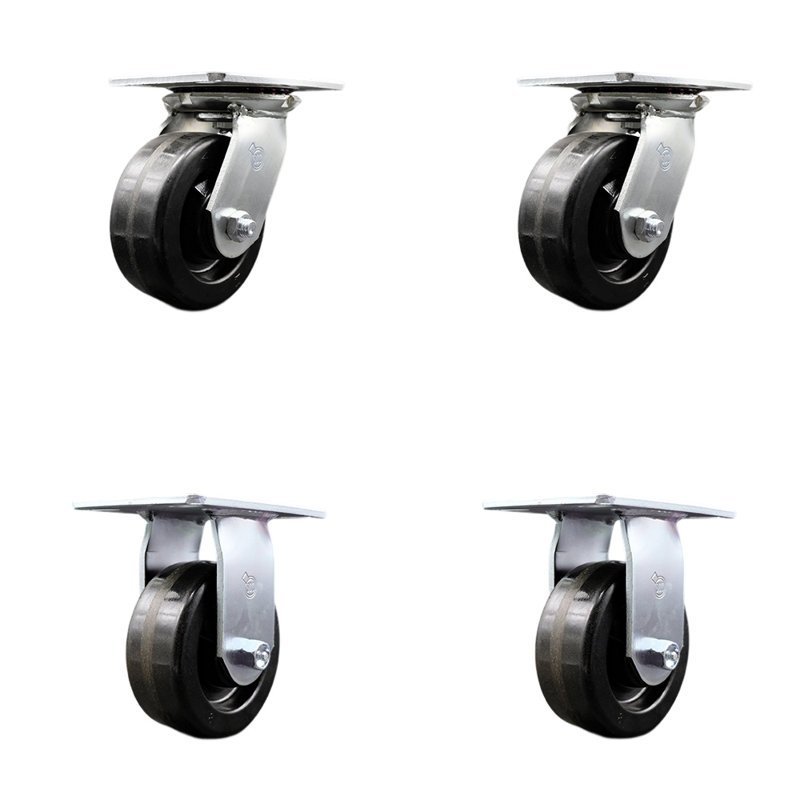 4 Piece Phenolic Caster Set