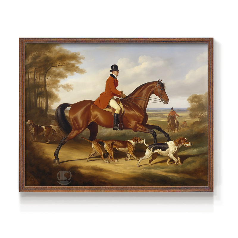 Faune - Lxxv - reproduction encadrée - réaménageable, H 8 po x l 10 po, Noyer