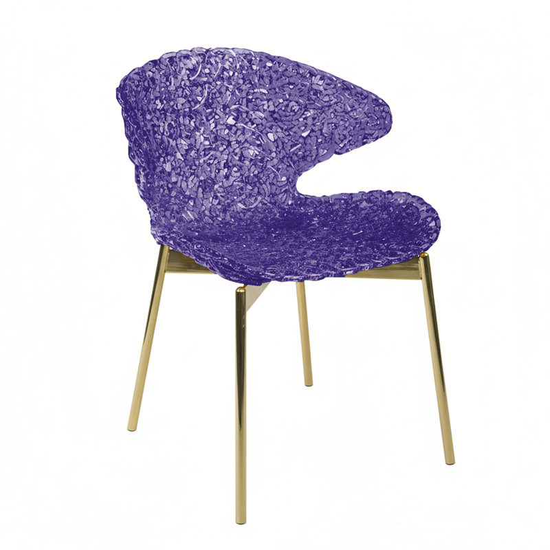 Swan Chair – Iconic Design With Elegant Light Reflection, Purple Touch