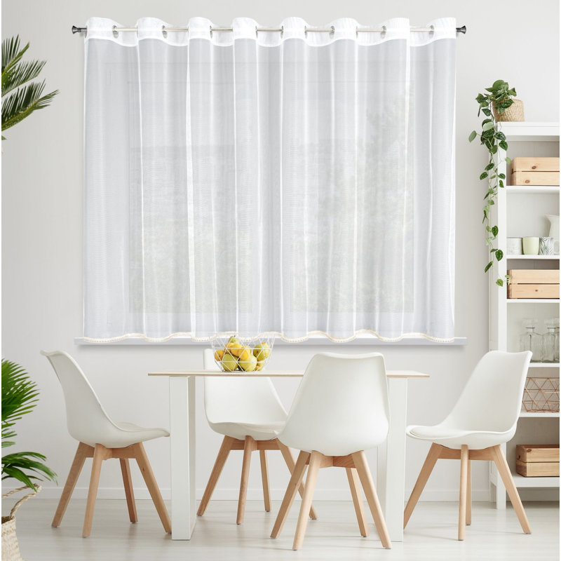 Kalyse Sheer Curtain Single Panel