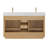 Adela 60'' Double Bathroom Vanity with Cultured Marble Top-1465275836-1465275837-1474185585