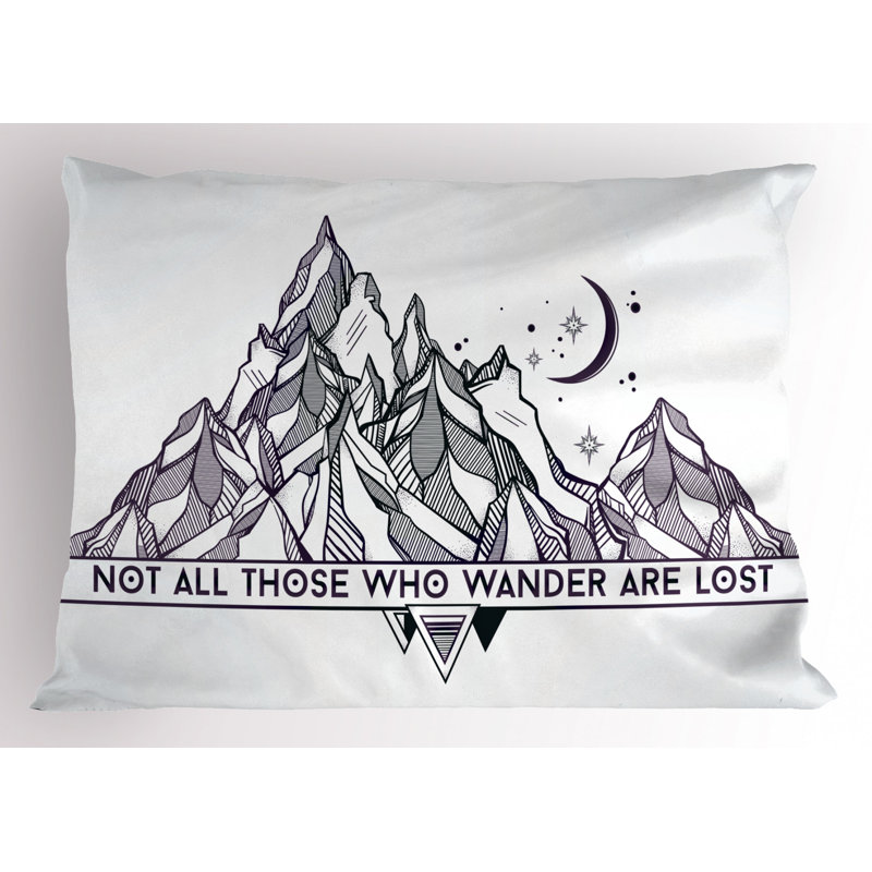 Mountain Polyester Sham Set, Twin