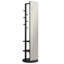 Portemanteaux 360 ° pivotant à 360 ° 66 po x 17,8 po Pleine longueur avec miroir et support de rangement-606465015-606465009