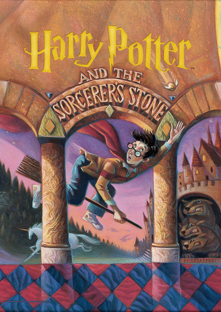 Harry Potter 'Book Cover - Sorcerers Stone' MightyPrint Wall Decor MightyPrint
