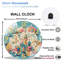 Horloge murale avec horloge murale 12 po
