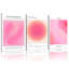 60*40,3-Piece Abstract Feminine Canvas Wall Art: Pink Wall Decor With Gradual Affirmations Artwork.-394645513