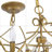 4-Light Farmhouse Drum Gold Metal Candle Kitchen Pendant for Dining Room UL listed