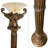 71'' Bronze Column Floor Lamp