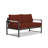 Obaida 57'' Wide Powder Coated Aluminum Loveseat with Cushions-88608600-88608610