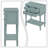 Audreana Vintage Stylish 23.71" Wide Rectangular Storage Console Table, For Indoor Use-894768509