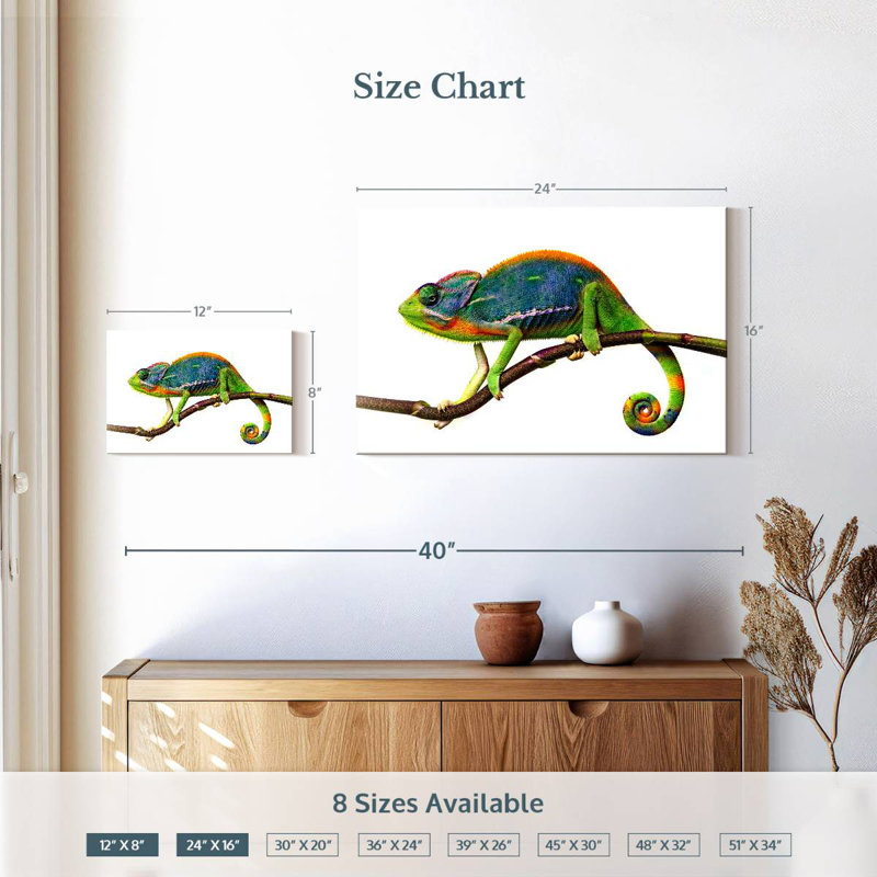 Still Chameleon, 16" H x 24" W