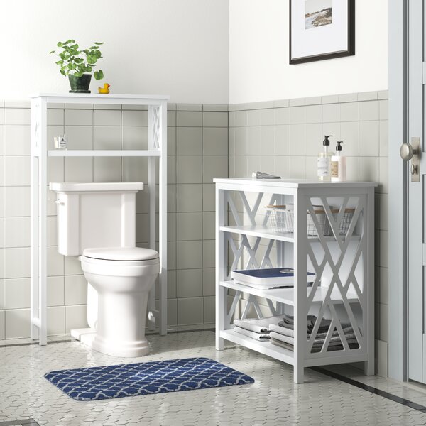 Tarbes 17 W x 35 H x 10.5 D Free-Standing Bathroom Shelves Winston Porter