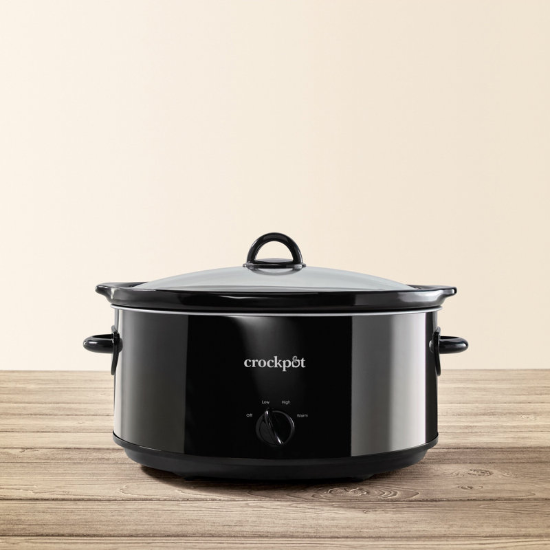 Crock-Pot 8 qt Black Stoneware Slow Cooker
