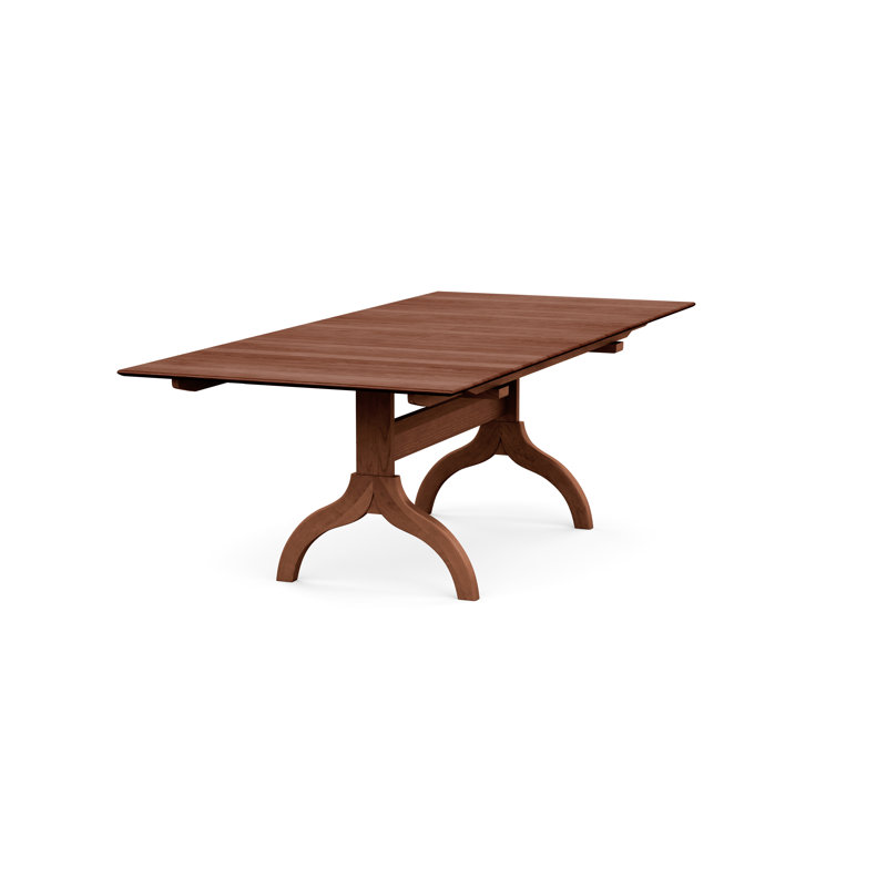 Sarah Four Leg Extension Table, Cognac Cherry, 60" L x 38" W
