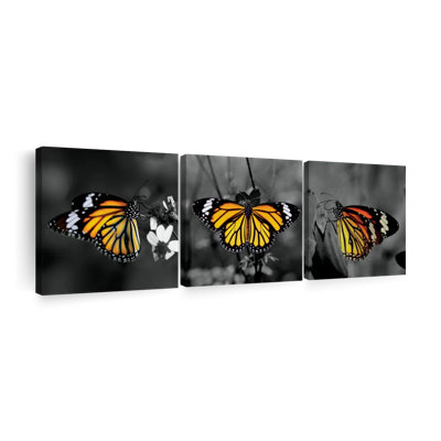 «Monarch Butterflies Pop», reproduction sur toile