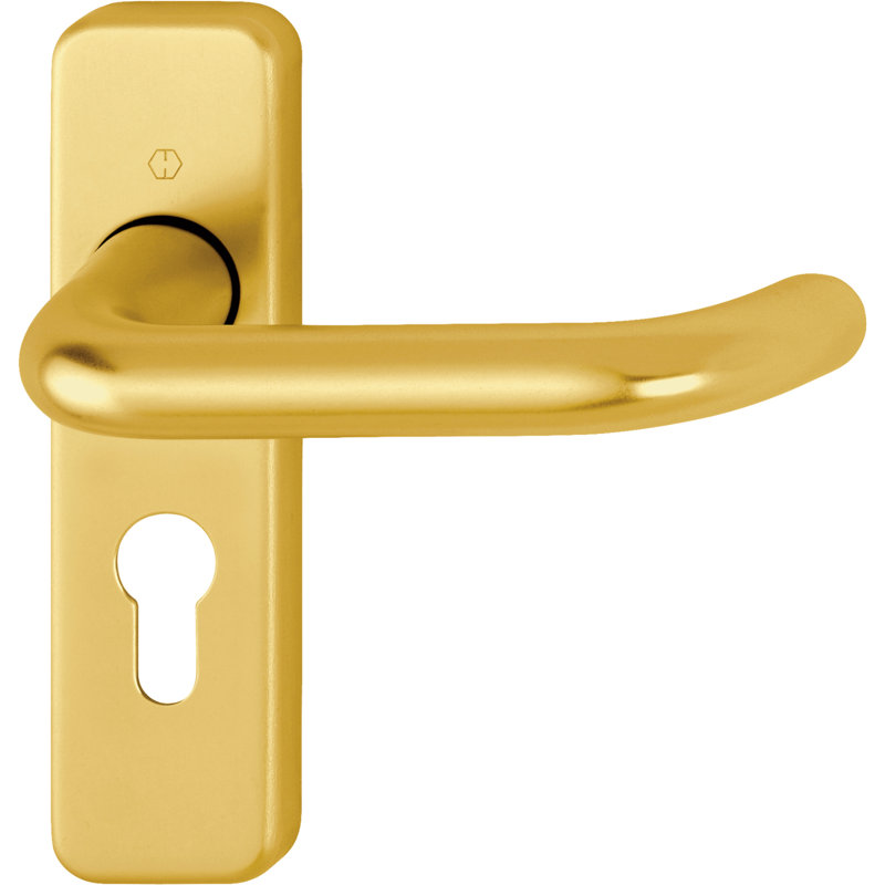 Amarachi Right Door Handle, Aluminium Gold