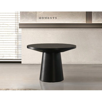 Manuel Pine 22" Round Wood End Table