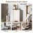 13 Gallons Tilt Out Trash Cabinet Hidden Kitchen Trash Can Cabinet Freestanding Recycling Cabinet with Deodorizing Function Pet Proof Trash Can Holder for Kitchen Living Room-132103924