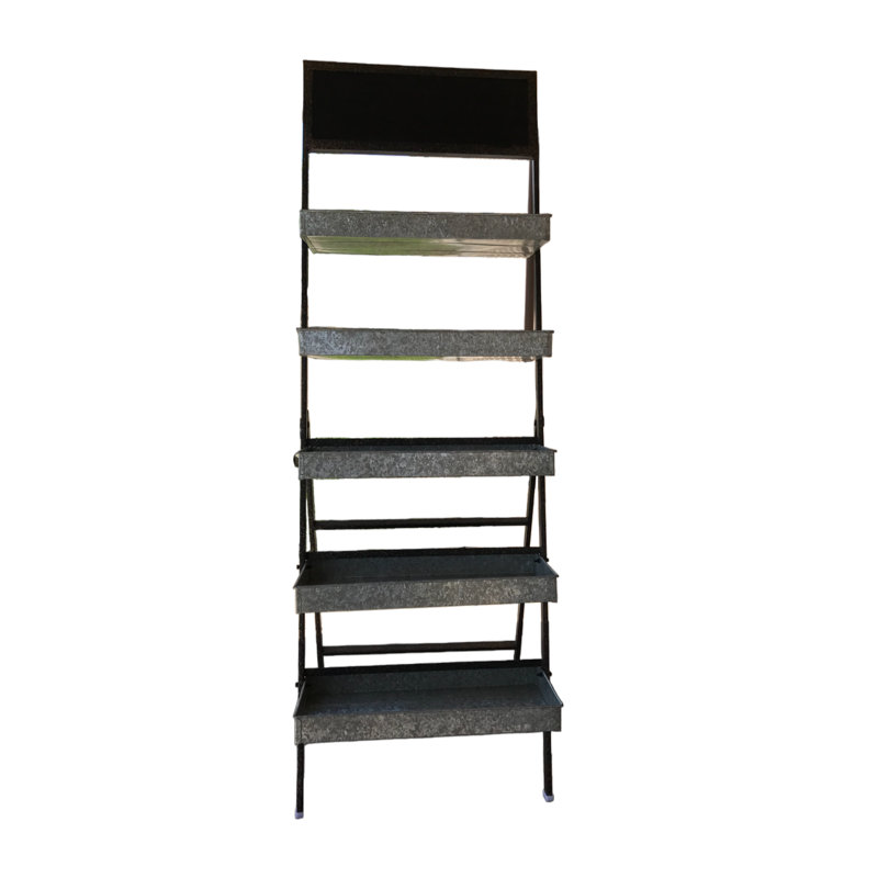 Luminaire pliable en métal à 5 tablettes