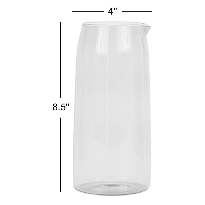 Glass Pitcher, Blush