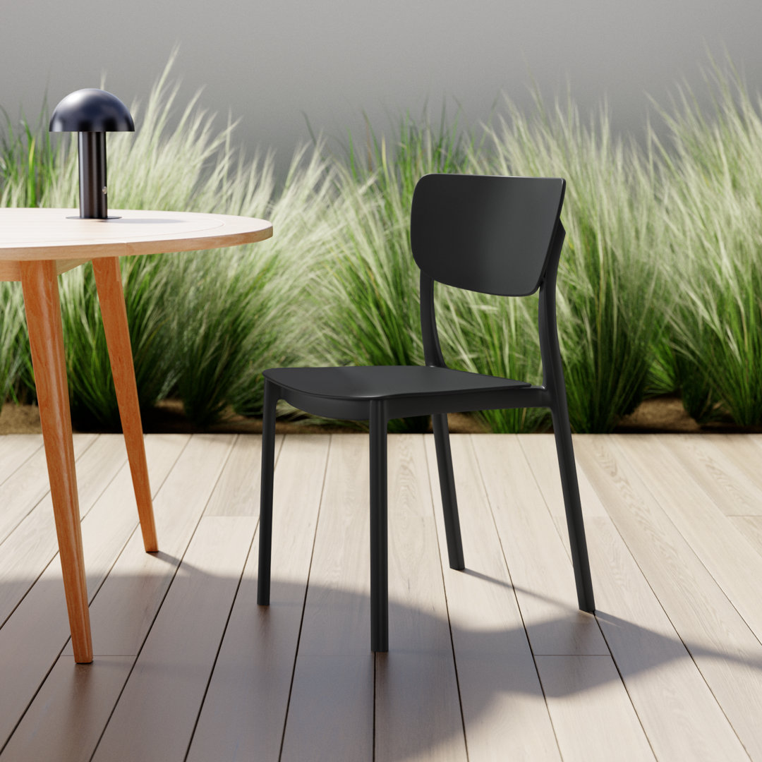 Farrah Outdoor Stacking Dining Side Chair